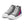 Cargar imagen en el visor de la galería, Bisexual Pride Colors Original Gray High Top Shoes - Men Sizes
