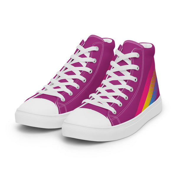 Pansexual Pride Colors Original Purple High Top Shoes - Men Sizes