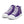Laden Sie das Bild in den Galerie-Viewer, Classic Genderqueer Pride Colors Purple High Top Shoes - Men Sizes
