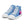 Cargar imagen en el visor de la galería, Omnisexual Pride Colors Modern Blue High Top Shoes - Men Sizes

