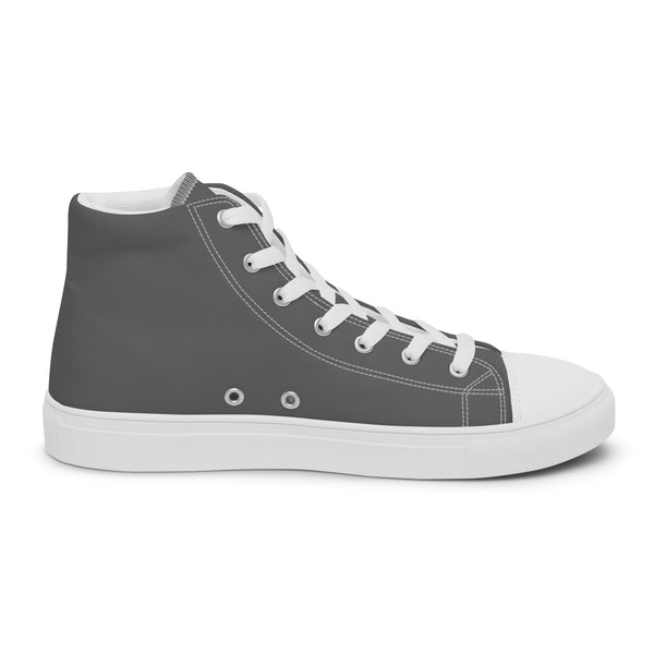 Simple Agender Pride Gray High Top Shoes