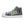 Load image into Gallery viewer, Simple Agender Pride Gray High Top Shoes
