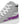 Cargar imagen en el visor de la galería, Modern Asexual Pride Colors Gray High Top Shoes - Men Sizes
