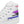 Cargar imagen en el visor de la galería, Modern Genderfluid Pride Colors White High Top Shoes - Men Sizes
