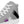 Cargar imagen en el visor de la galería, Asexual Pride Colors Modern Gray High Top Shoes - Men Sizes
