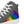 Carica l&#39;immagine nel Visualizzatore galleria, Gay Pride Colors Modern Gray High Top Shoes - Men Sizes

