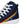 Load image into Gallery viewer, Gay Pride Modern High Top Navy Shoes
