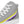 Load image into Gallery viewer, Non-Binary Pride Modern High Top Gray Shoes
