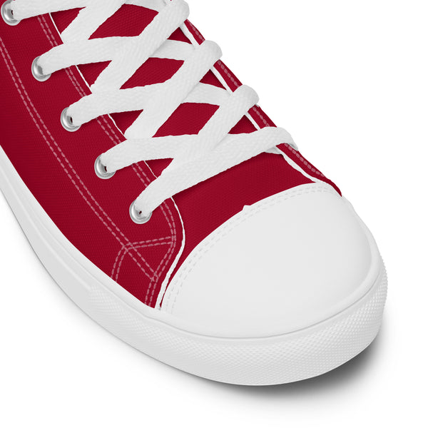 Casual Gay Pride Colors Red High Top Shoes - Men Sizes