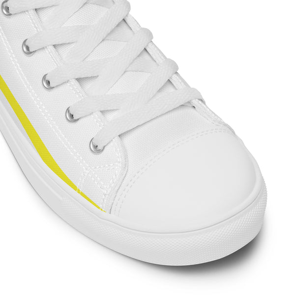 Non-Binary Pride Modern High Top White Shoes