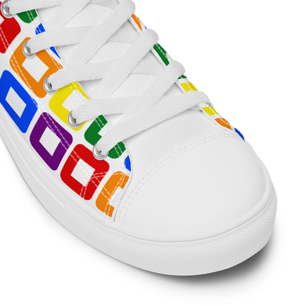 Rainbow Pride High Top Shoes