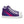 Charger l&#39;image dans la galerie, Bisexual Pride Colors Original Purple High Top Shoes - Men Sizes
