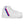 Cargar imagen en el visor de la galería, Classic Bisexual Pride Colors White High Top Shoes - Men Sizes
