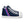 Laden Sie das Bild in den Galerie-Viewer, Classic Omnisexual Pride Colors Navy High Top Shoes - Men Sizes
