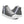 Cargar imagen en el visor de la galería, Classic Transgender Pride Colors Gray High Top Shoes - Men Sizes
