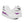 Cargar imagen en el visor de la galería, Modern Asexual Pride Colors White High Top Shoes - Men Sizes
