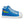 Cargar imagen en el visor de la galería, Modern Gay Pride Colors Blue High Top Shoes - Men Sizes
