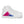 Charger l&#39;image dans la galerie, Bisexual Pride Colors Modern White High Top Shoes - Men Sizes
