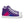 Cargar imagen en el visor de la galería, Bisexual Pride Colors Modern Purple High Top Shoes - Men Sizes

