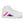 Laden Sie das Bild in den Galerie-Viewer, Genderfluid Pride Colors Modern White High Top Shoes - Men Sizes
