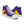 Carica l&#39;immagine nel Visualizzatore galleria, Intersex Pride Colors Modern Purple High Top Shoes - Men Sizes
