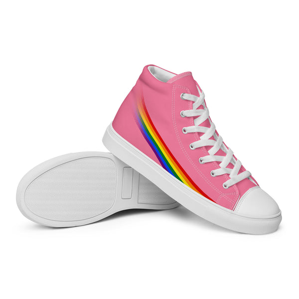 Gay Pride Modern High Top Pink Shoes