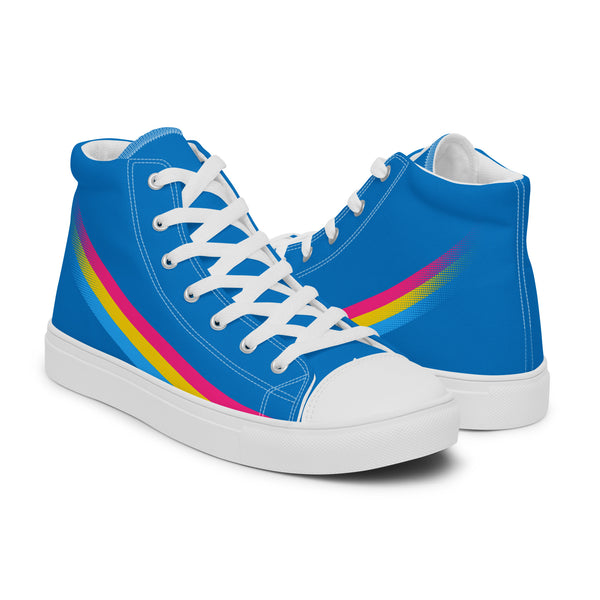 Pansexual Pride Modern High Top Blue Shoes - Men Sizes