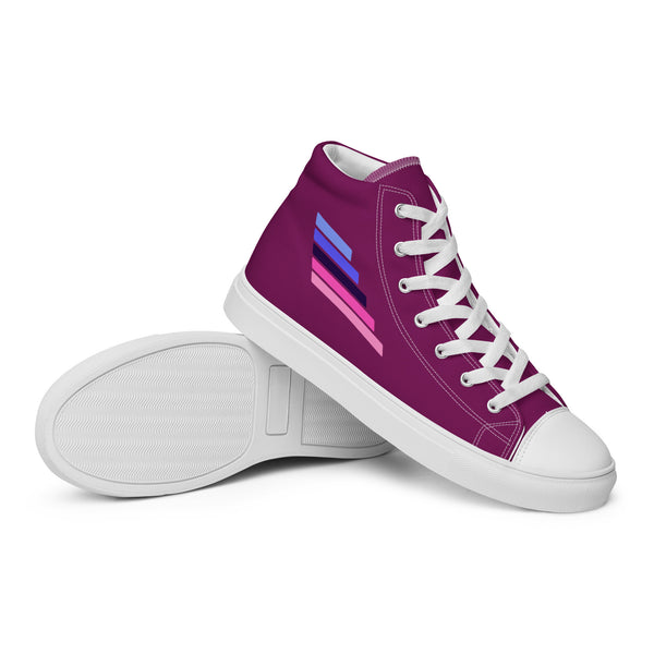 Omnisexual Pride Modern Purple High Top Shoes