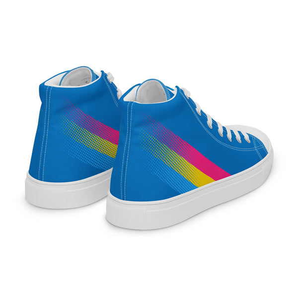 Pansexual Pride Colors Original Blue High Top Shoes - Men Sizes