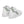 Load image into Gallery viewer, Original Agender Pride Colors White High Top Shoes - Men Sizes
