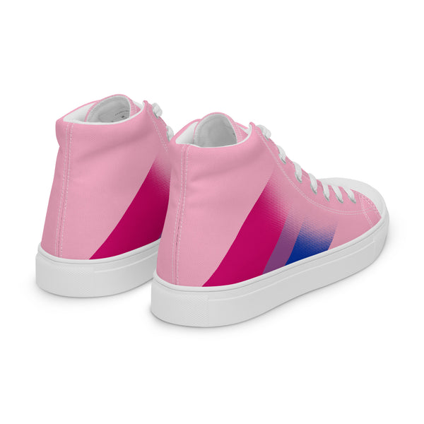 Bisexual Pride Colors Modern Pink High Top Shoes - Men Sizes