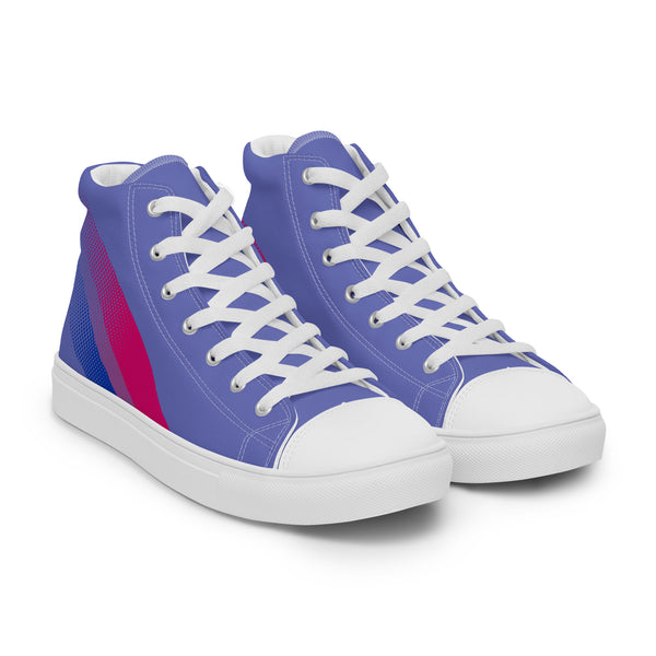 Bisexual Pride Colors Original Blue High Top Shoes - Men Sizes