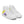 Cargar imagen en el visor de la galería, Non-Binary Pride Colors Modern White High Top Shoes - Men Sizes
