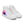 Cargar imagen en el visor de la galería, Omnisexual Pride Colors Modern White High Top Shoes - Men Sizes
