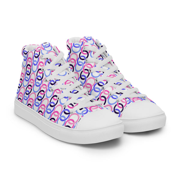 Omnisexual Pride Classic White High Top Shoes