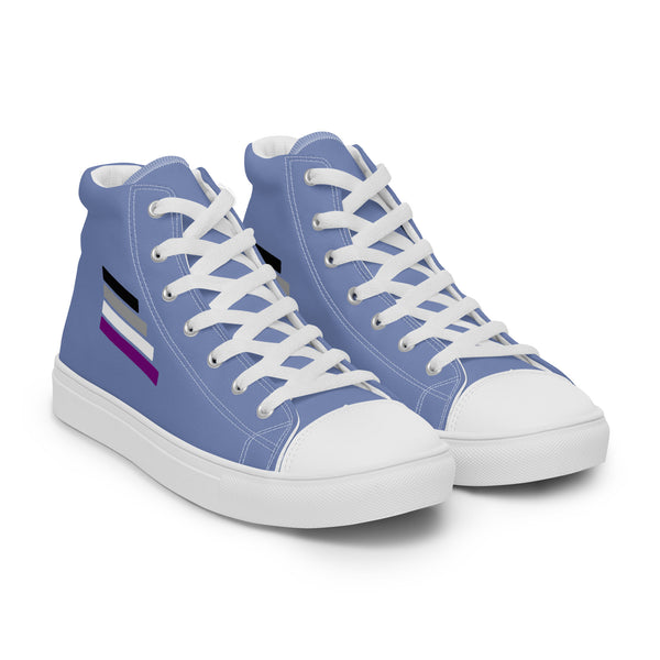 Asexual Pride Modern Blue High Top Shoes