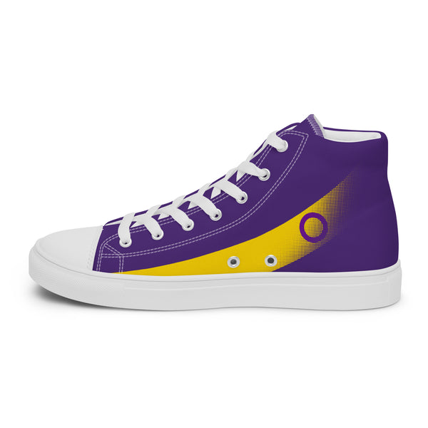 Intersex Pride Modern High Top Purple Shoes