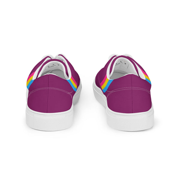 Classic Pansexual Pride Colors Purple Lace-up Shoes - Men Sizes