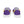 Charger l&#39;image dans la galerie, Classic Intersex Pride Colors Purple Lace-up Shoes - Men Sizes
