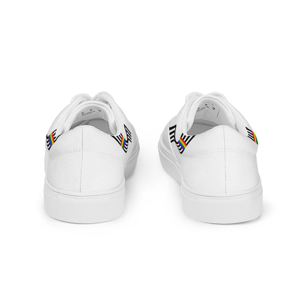 Original Ally Pride Colors White Lace-up Shoes - Men Sizes