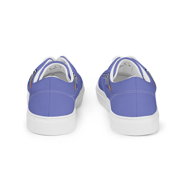 Trendy Ally Pride Colors Blue Lace-up Shoes - Men Sizes