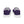 Carica l&#39;immagine nel Visualizzatore galleria, Trendy Bisexual Pride Colors Purple Lace-up Shoes - Men Sizes
