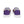 Carica l&#39;immagine nel Visualizzatore galleria, Trendy Intersex Pride Colors Purple Lace-up Shoes - Men Sizes
