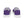 Laden Sie das Bild in den Galerie-Viewer, Genderqueer Pride Colors Modern Purple Lace-up Shoes - Men Sizes

