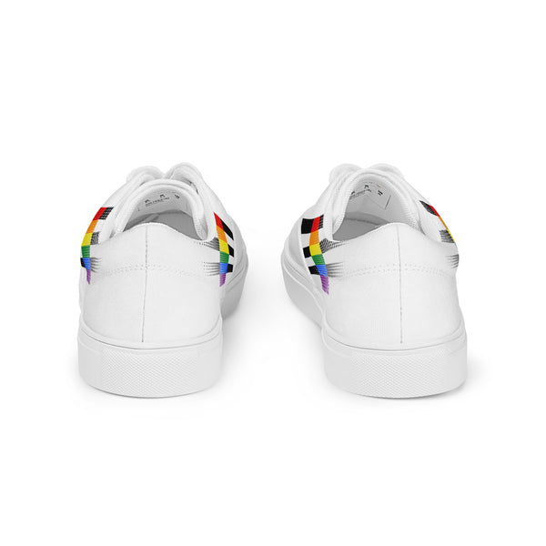 Ally Pride Colors Original White Lace-up Shoes - Men Sizes