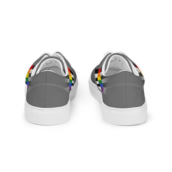 Ally Pride Colors Original Gray Lace-up Shoes - Men Sizes