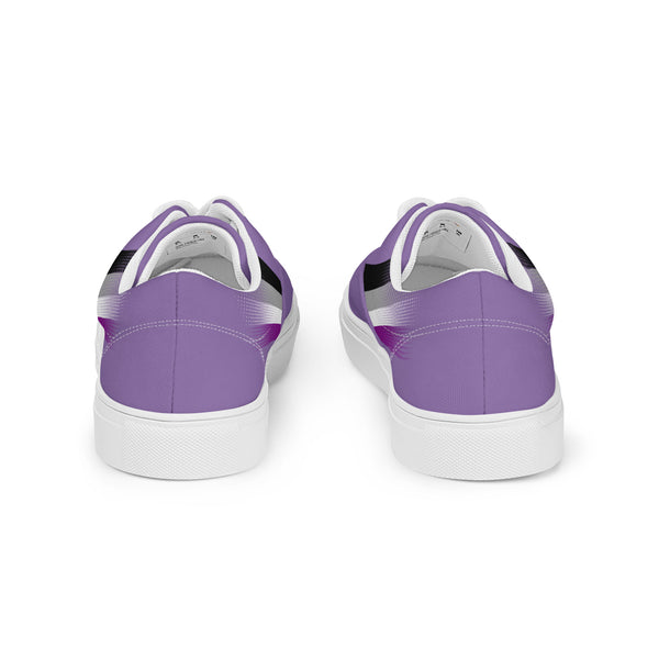 Asexual Pride Colors Original Purple Lace-up Shoes - Men Sizes