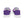 Cargar imagen en el visor de la galería, Genderfluid Pride Colors Original Purple Lace-up Shoes - Men Sizes
