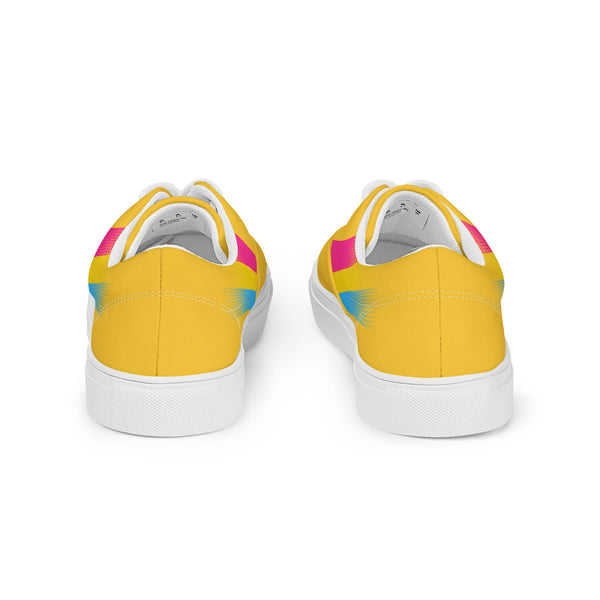 Pansexual Pride Colors Original Yellow Lace-up Shoes - Men Sizes