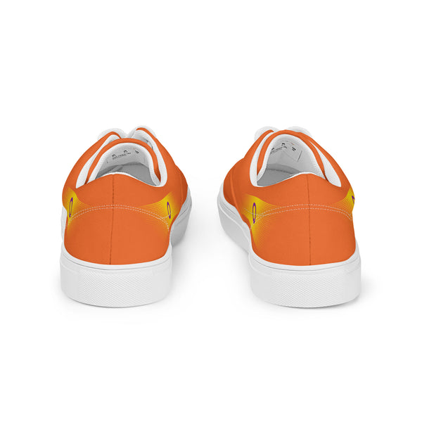 Casual Intersex Pride Colors Orange Lace-up Shoes - Men Sizes